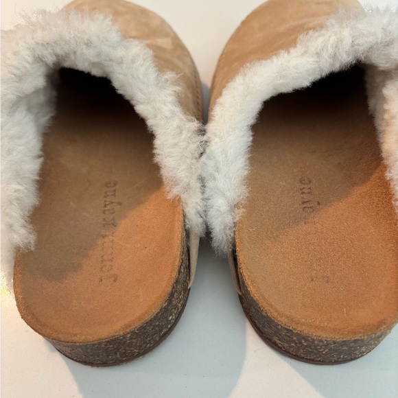 Jenni Kayne Tan Shearling Mules - Picture 3 of 3